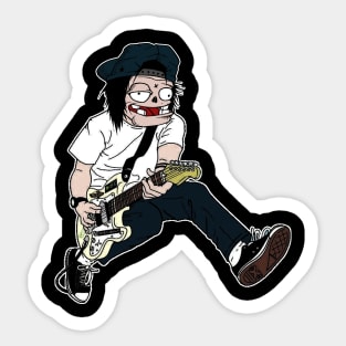 the best of guitarist Sticker